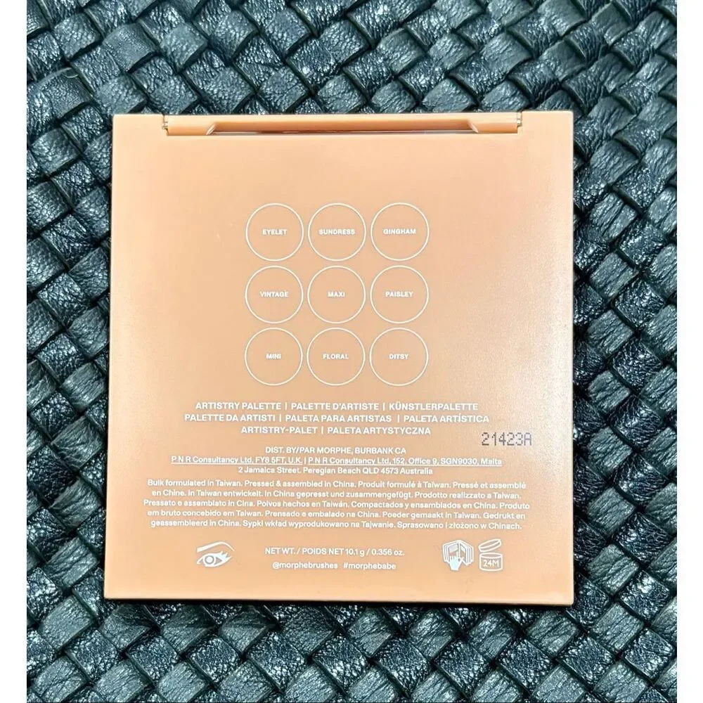 MORPHE - NWTIB - 9B Matte Essentials Artistry Palette, 9 Shades Warm-Toned Matte